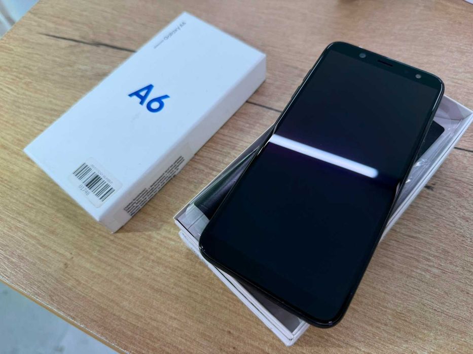 Samsung Galaxy A6 32GB Black | Dual SIM | Cutie | Test în magazin