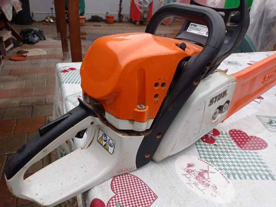 Drujba STIHL  MS 391+3 lame 40 cm și 2 lanțuri noi originale