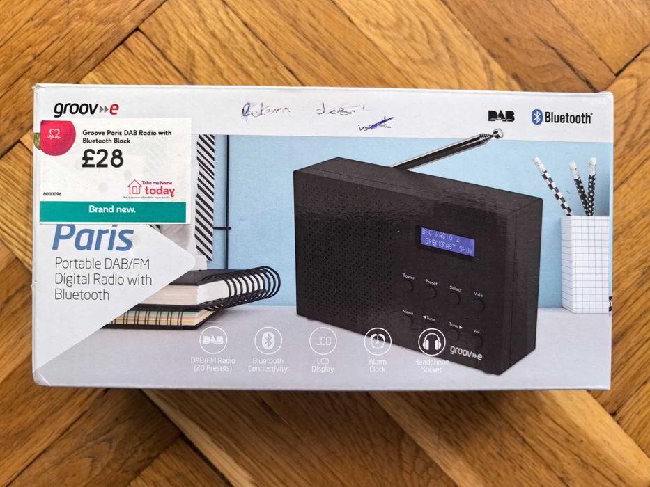 Groov-e Paris DAB & FM Digital Radio дигитално радио