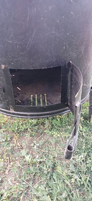 Soba cu ceaun emailat