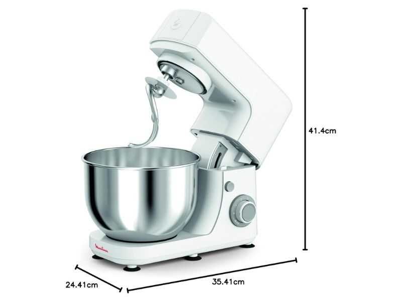 Планетарен Миксер с Купа 4.8 Литра Moulinex QA150110 – 800W