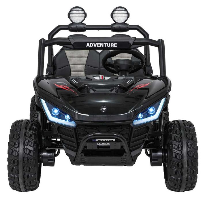UTV electric pt copii cu 2 locuri Buggy 4x4 24V 350W (3558) Negru