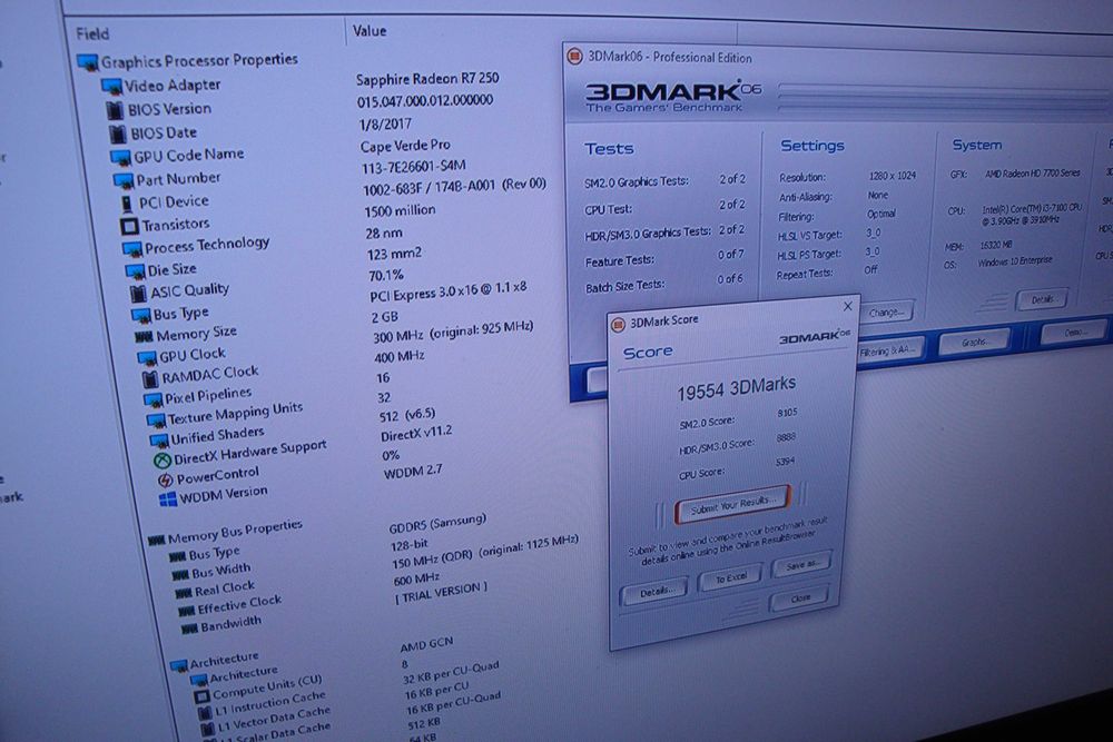 Placa video Ati Sapphire R7 250 2Gb GDDR5 512sp edition vga dvi HDMI