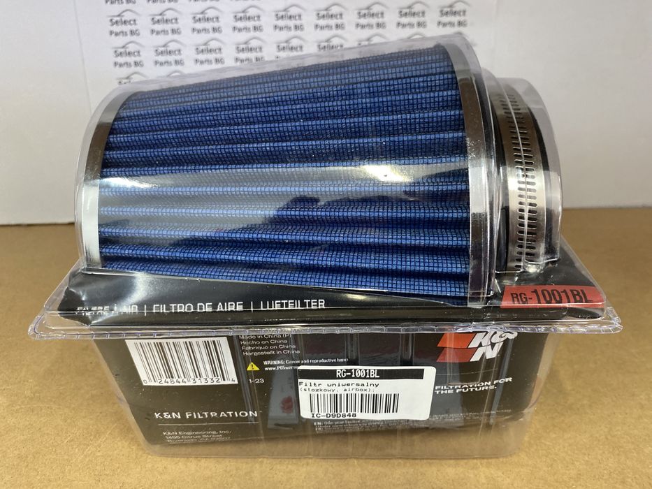 Спортен филтър конус K&N 140мм rg-1001bl