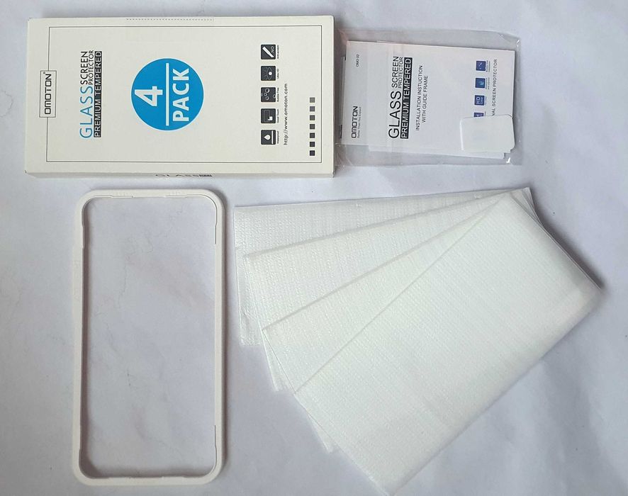 Set 4 folii protectie telefon din sticla securizata ecran 6.7 inch