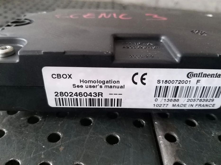 Modul navigatie renault scenic 3 280246043r s180072001f