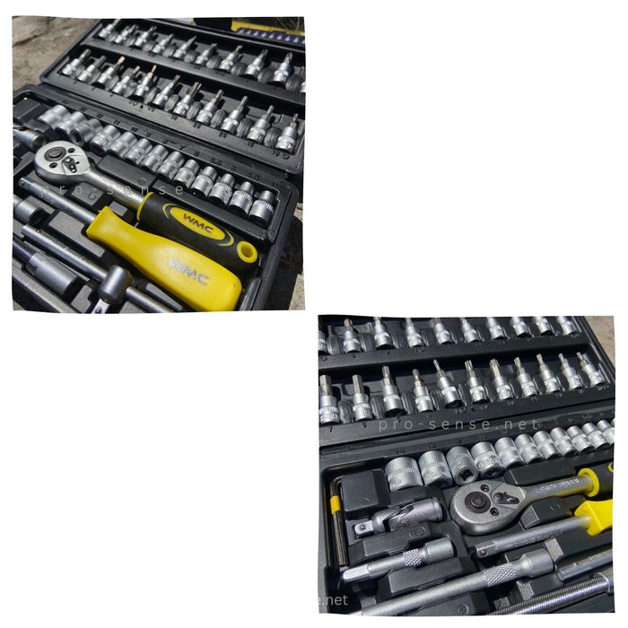 Комплект Гедоре 1/4 46 части WMC TOOLS