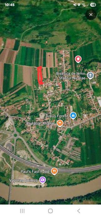 Teren intravilan - 4644 mp - 12€ mp