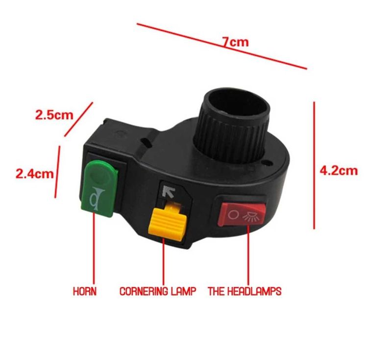 конзола ключ за мото фарове осветление мигачи атв мото аксесоари