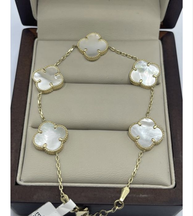 Браслет Van Cleef 585 проба Италия Новые