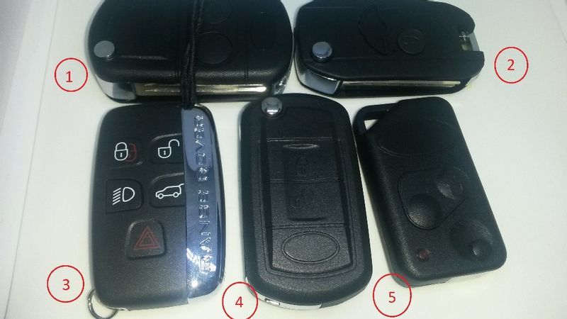 Празни кутийки /заместител/ за Land Range Rover, за дистанционно