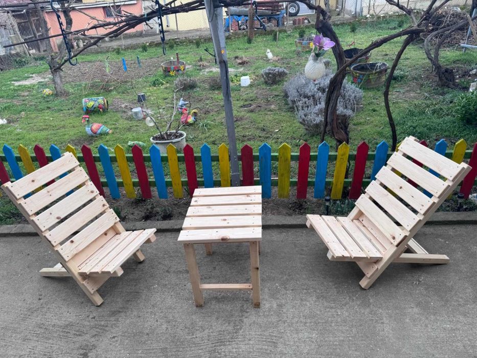 Изработка на Дървени столове за вашата градина