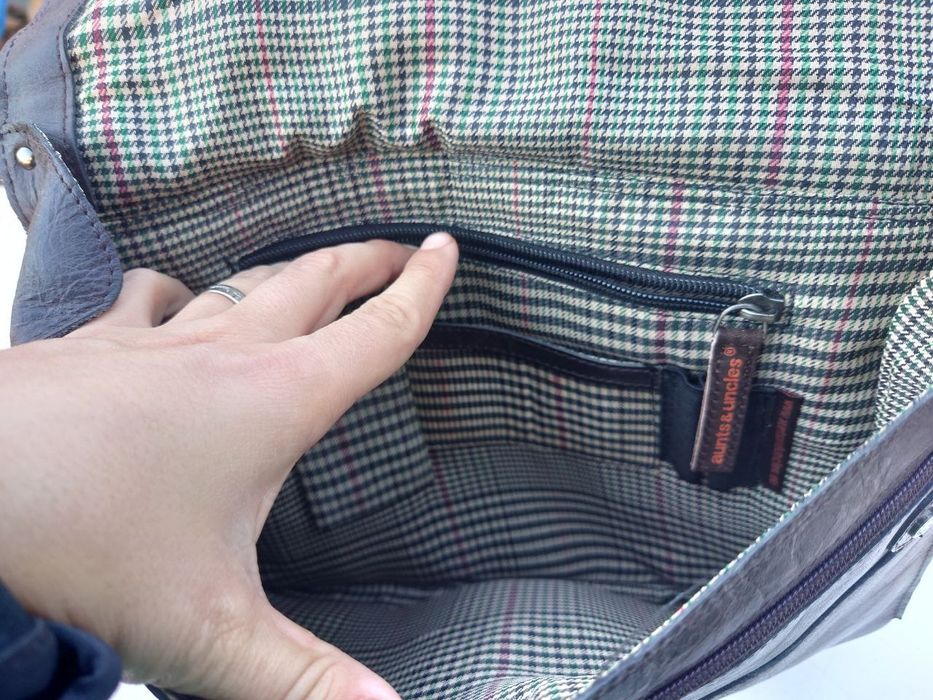 Geantă Aunts & Uncles piele naturală