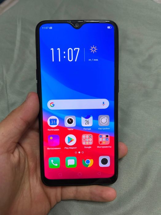 Оппо а5s черный глянец