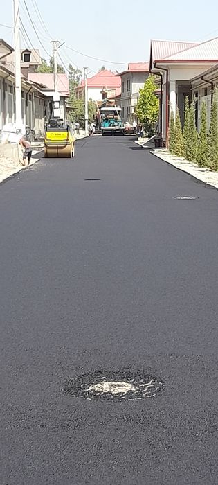 Асфальт Асфальтирование Sifatli Asfalt ishlarini qilamiz.
