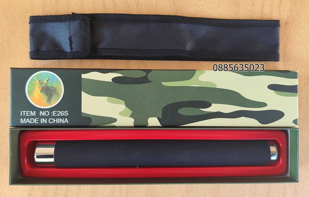 Телескопична палка за самозащита / 52 и 65 см /