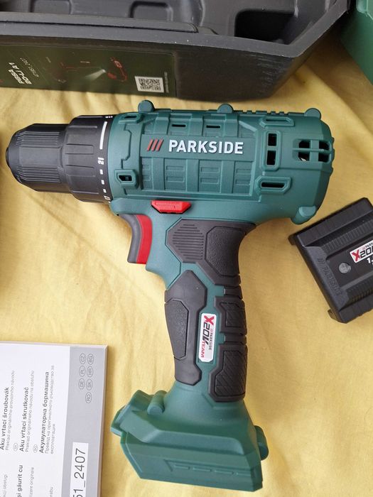 Masina de insurubat si gaurit Parkside PBSA 20-Li A1 cu acumulator si incarcator
