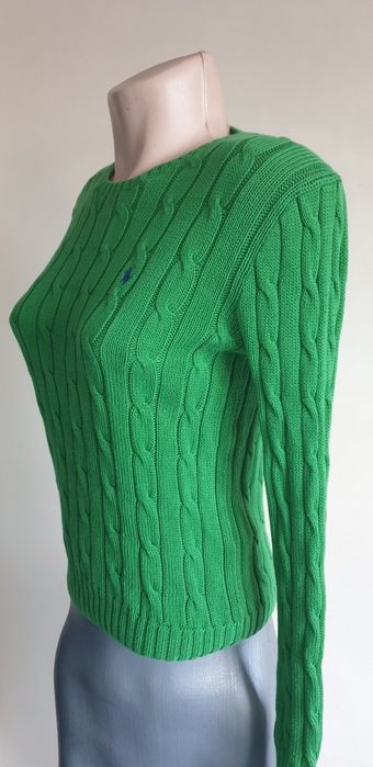 POLO Ralph Lauren Cable Pima Cotton  M НОВО! ОРИГИНАЛ! Дамски Пуловер