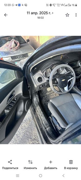 Chevrolet cruze 2012 год