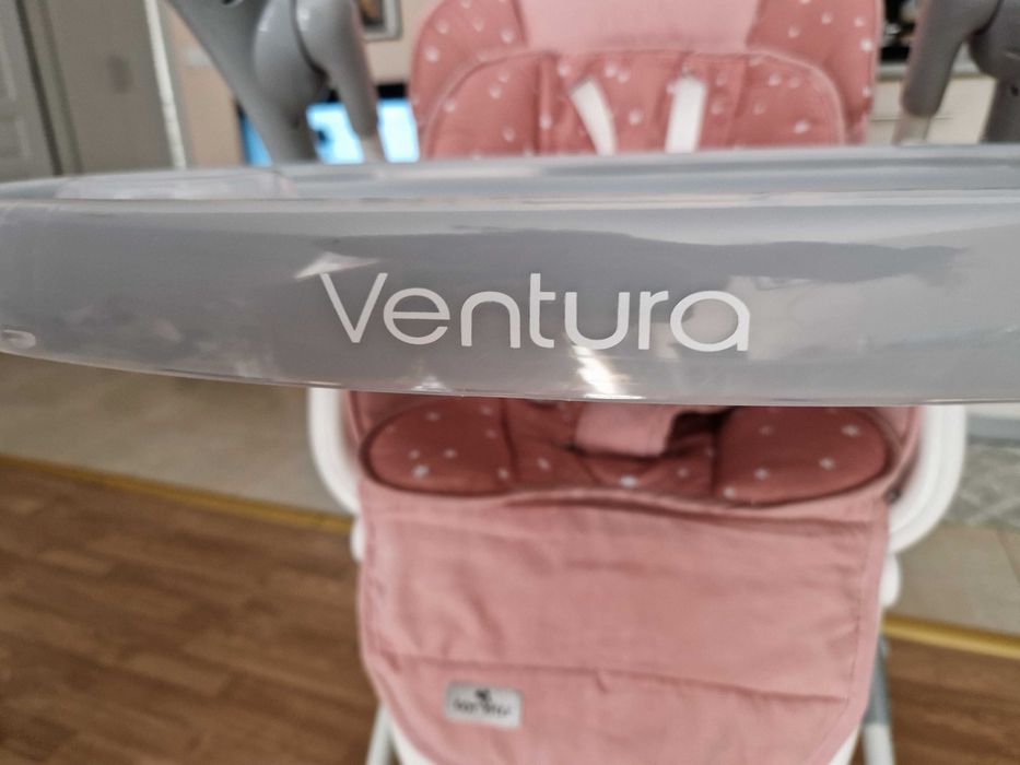 Столче за хранене - люлка Lorelli Ventura, Peach beige stars