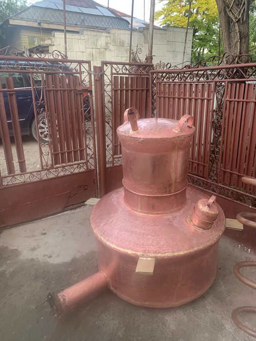 Cazan de tuica 120 litri cu fundul 4mm