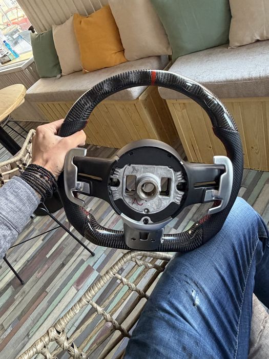 In stoc ! Nou ! Volan AMG Carbon Mercedes GLC X253 2015-2022 AMG 2025 Style detinem si airbag-ul