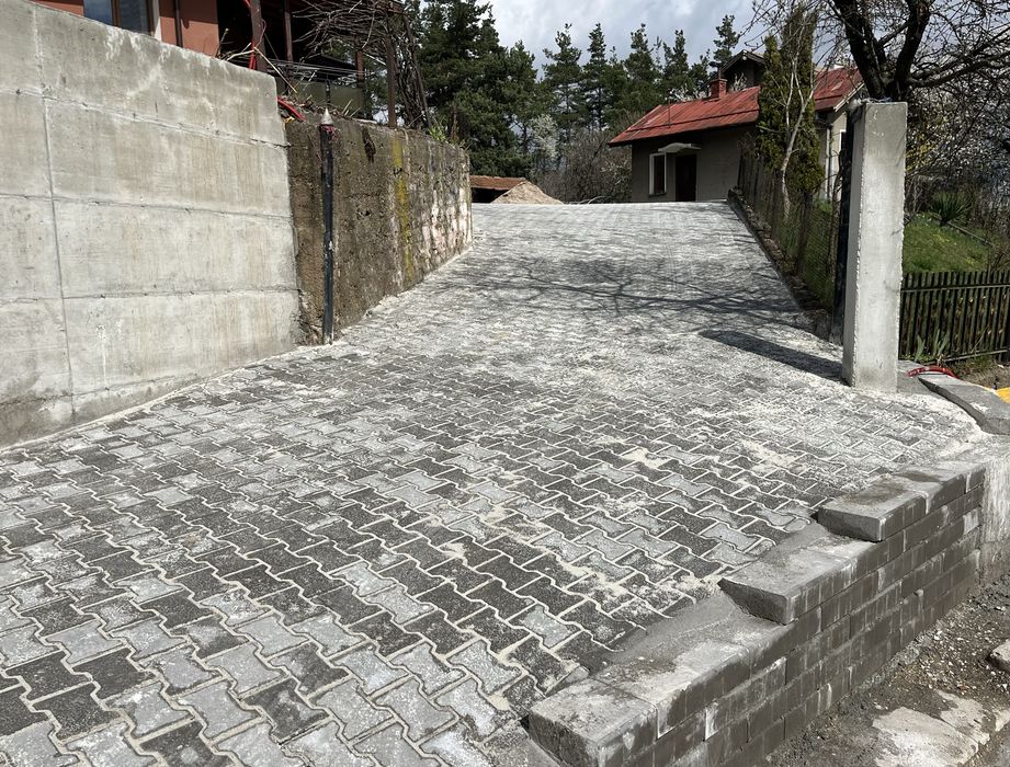 Вертикална Планировка на дворни, паркови и пред блокови пространства