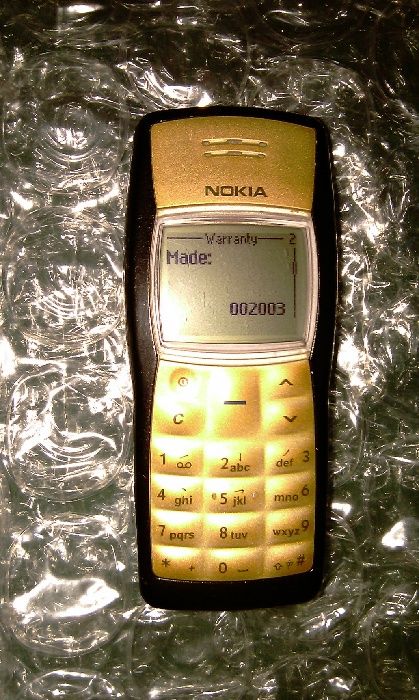 NOKIA 1100, Black Series, Firmware 3.11 RH-15 - Vintage Phone