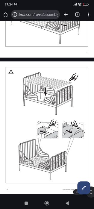 Pat extensibil MINNEN Ikea
Pat exten
PatPat extensibil
