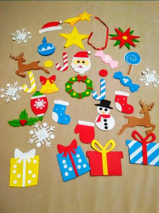 Bradut ornamental din fetru, pentru copii