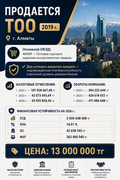Покупка и Продажа ТОО Казахстан