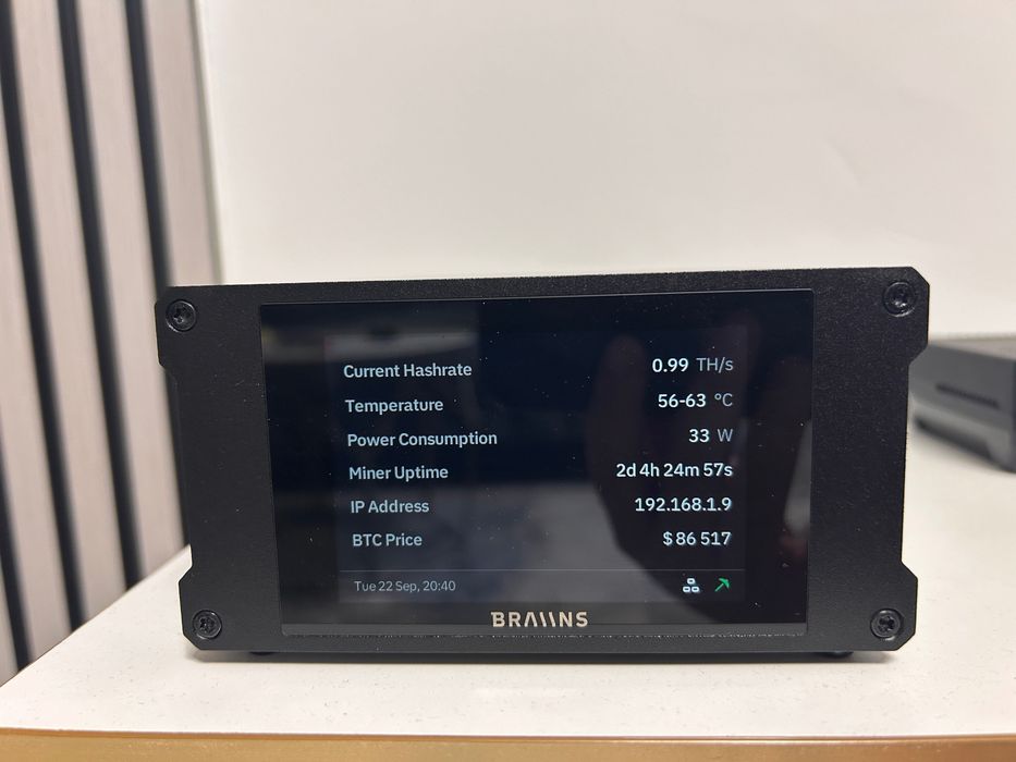 Braiins BMM101 Bitcoin lottery miner 1TH/s