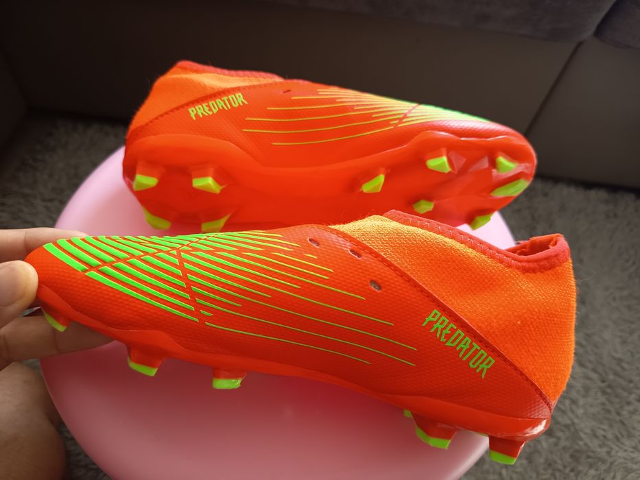 Adidas Predator Edge.3 FG J -  Solar Red
