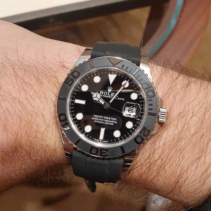 rolex yacht-master 42mm каучук