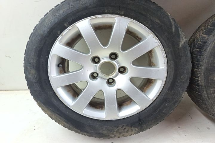 Set jante aliaj R15 Anvelope uzate 3B0601026k 7Jx15H2 ET37 5x112 Volk