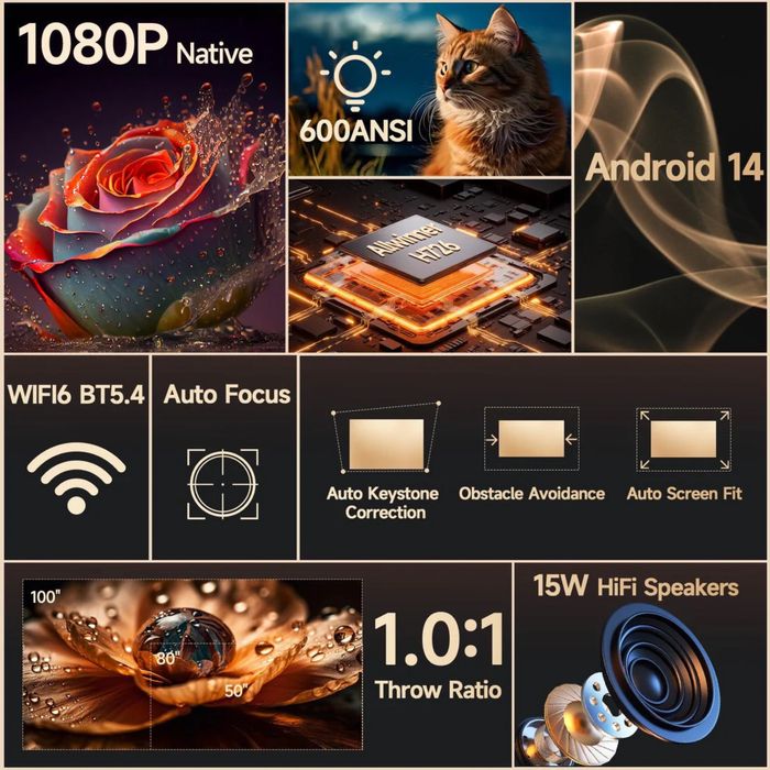 Smart proektor magcubic Hy350Max android smart