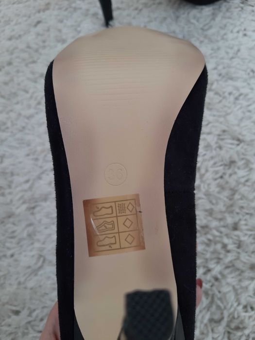 Pantofi cu toc negrii