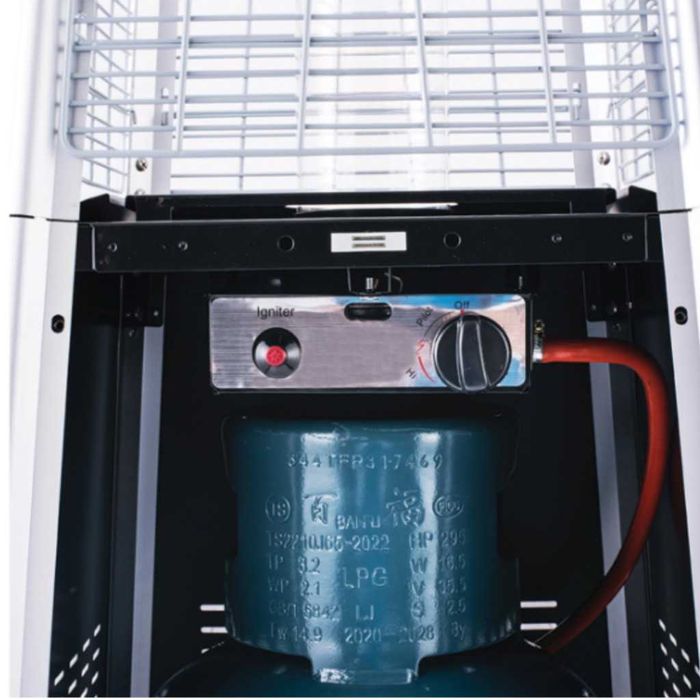 Газов отоплител-чадър 13 kW, 227 см – външен газов отоплител с защити