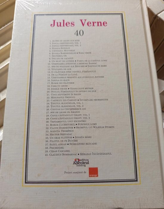 Colecție Jules Verne -COMPLETĂ si sigilată -