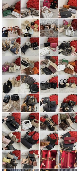 Дамски чанти Guess, LV, YSL, Pinko, Prada, Chanel и други