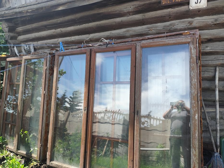 Продам оконные блоки стеклопакет в дереве