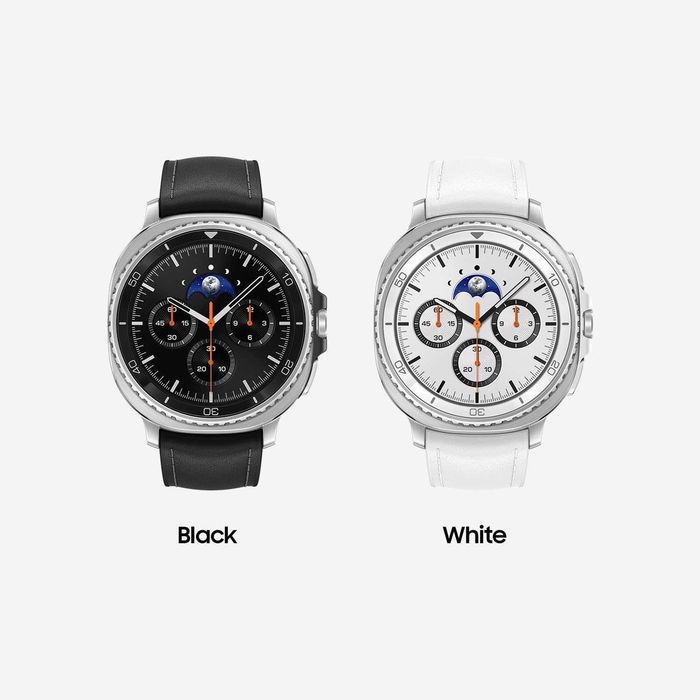 ПРОМО НОВ 2г Гаранция Смарт Часовник SAMSUNG Watch8 Classic L500, SM-L500NZKADBT,  46mm GPS WLAN, ПУЛСОМЕР
