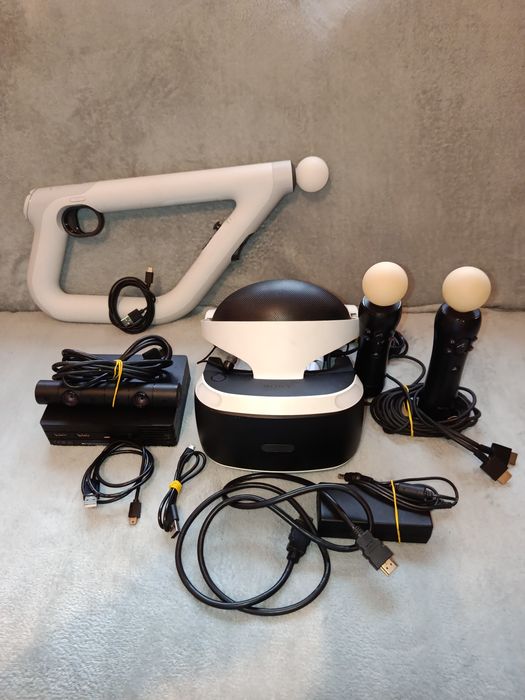Ps4 OCHELARI  VR + Ps MOVE GUN  + PS move si camera + 4 jocuri VR