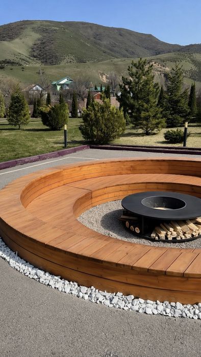 Костровая зона с очагом