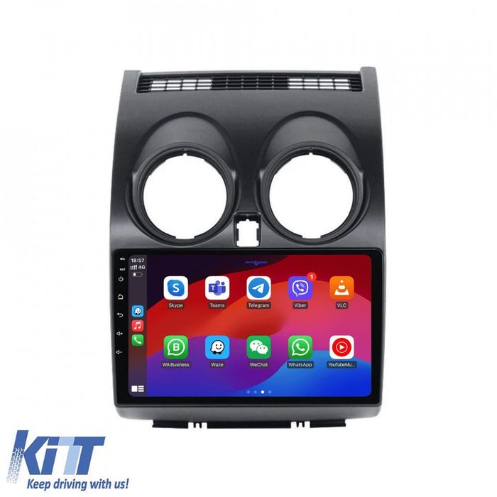 Navigatie Dedicata Nissan Qashqai J10 (2007-2013), 9Inch, 8Gb Ram, 256