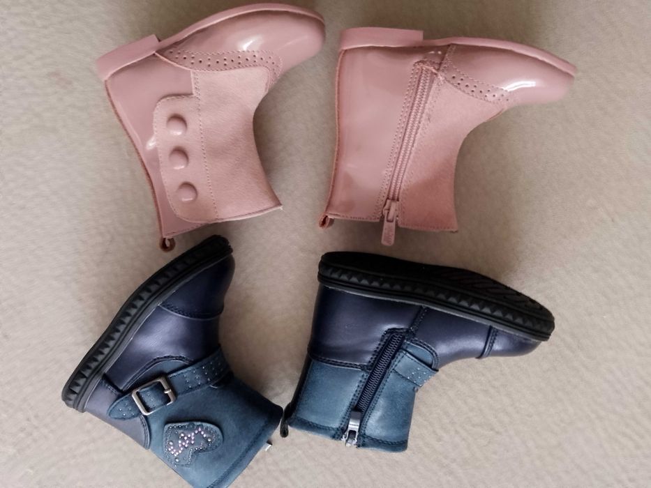 Детски ботушки, естествена кожа