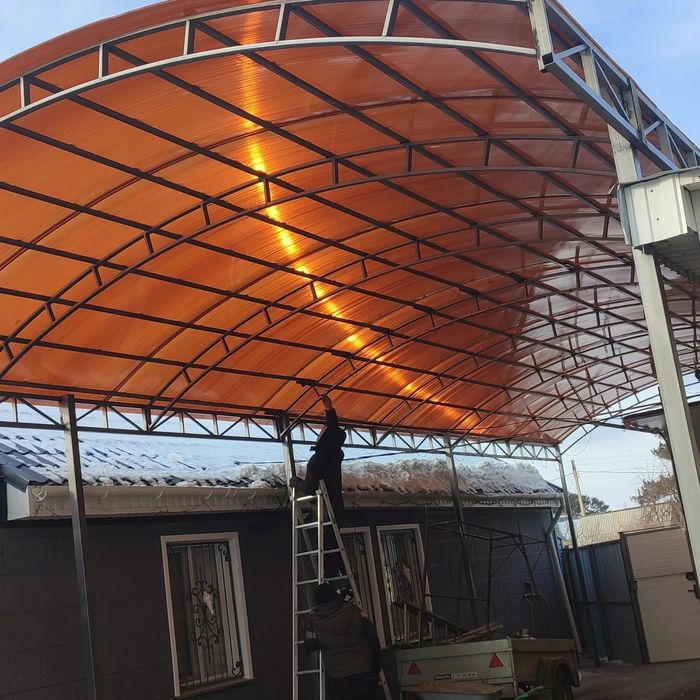 Ворота заборы навесы