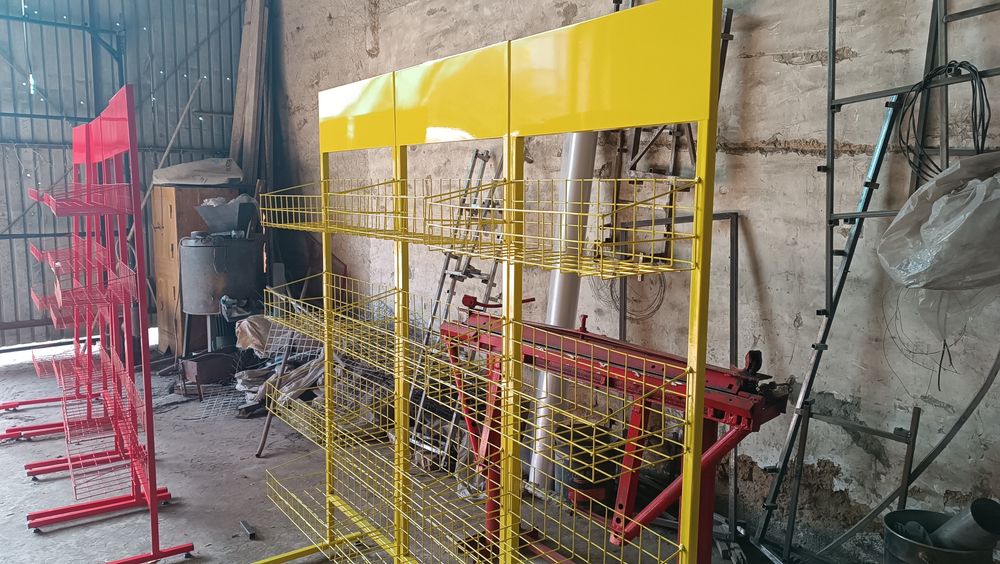 Стеллаж витрина стенд полки для магазинов