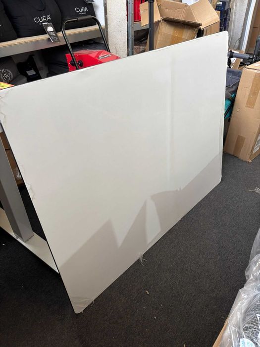 Tablă de scris albă, 117x87 cm, din carton presat