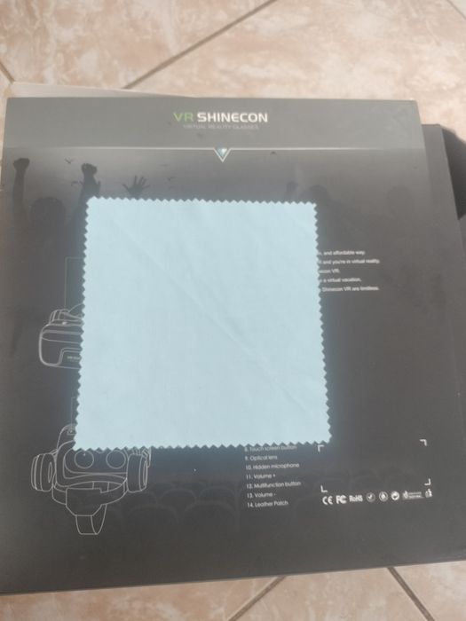 Ochelari Virtual Reality VR Shinecon + Căști audio, impecabili